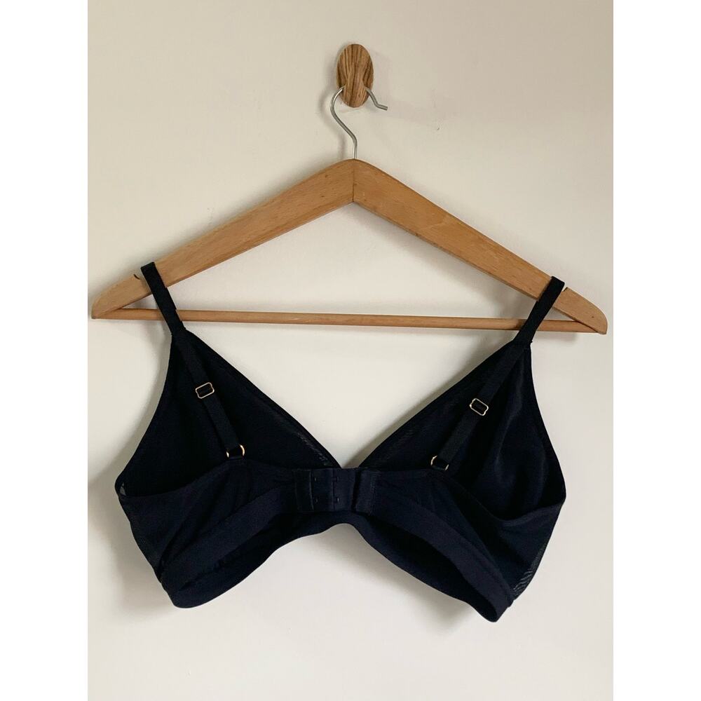 Women's Lively Bra Black with Mesh Trim Size 3 Adjustable Straps No Padding